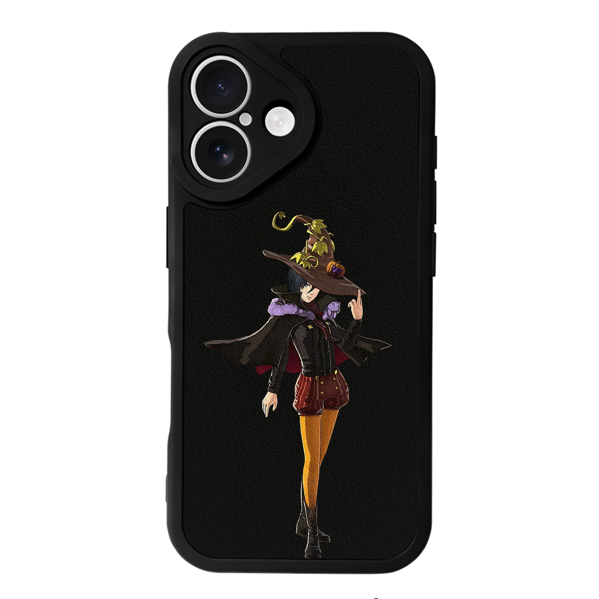 （画像用） 進撃の巨人 ミカサ·アッカーマン Attack on Titan Mikasa Ackerman 【iPhone 16シリーズ対応】シリコンスマホケース（レザー調） 材質：シリコン